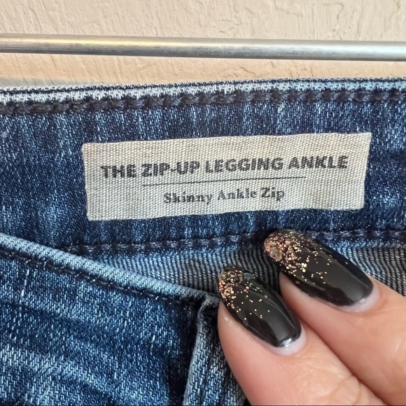 AG The Zip Up Legging Ankle Denim Jeans - Picture 10 of 11